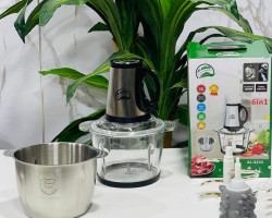   فرامة ملوخية وخضار ولحوم وعجانه جولدين ستانلس 3.8 لتر 3000 وات  6 في 1 موديل AL-8235