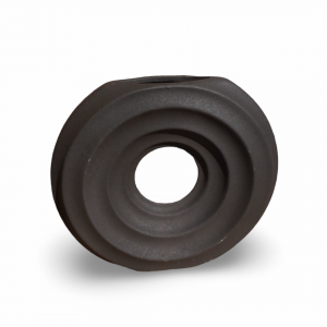 فازة سيراميك بوهيمي باونتي دوائر داخلية مستويات متعددة اوفوايت / اسود