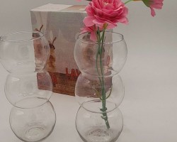 كاسه / كاسات ماربيلا - ثلاث كرات زجاج فوق بعض