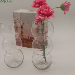 كاسه / كاسات ماربيلا - ثلاث كرات زجاج فوق بعض كاسه / كاسات ماربيلا - ثلاث كرات زجاج فوق بعض