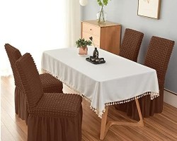 طقم وجه كرسي - وجوه كراسي عادي فقاقيع  6 مقاعد