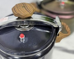 طنجرة ضغط جرانيت 10 لتر لميع كحلي WNX803-10