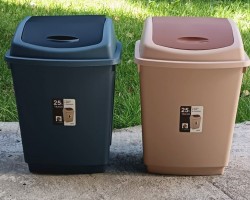 سلة مهملات 25 لتر مروحة TRASH دلو/سلة/سطل