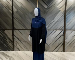 اسدال - طقم صلاه ماليزي لايكرا مع شال صناعة محلية