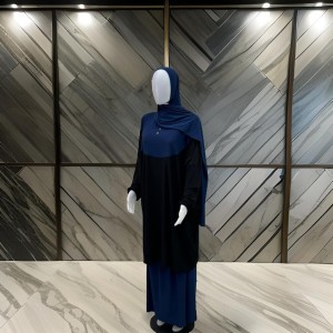 اسدال - طقم صلاه ماليزي لايكرا مع شال صناعة محلية