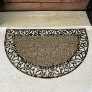 دعسه مدخل جلد حفر سي ان سي مدور ومستطيل مع خيش في الوسط مقاس 50 × 80 سم