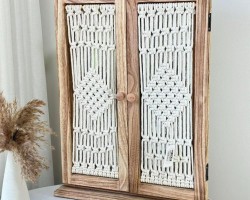 مراة شباك مكرميه ديكور زجاج