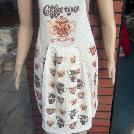 مريول مطبخ تركي مع بشكير كبير