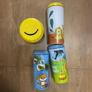 حصالة توفير - سقاطة معدني وجه ضاحك قابل للازالة