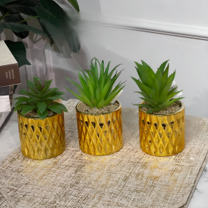 قوار ورد صبار16 سم بورسلان محفر معينات ذهبي M21-31 قوار ورد صبار16 سم بورسلان محفر معينات ذهبي M21-31