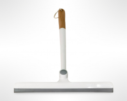 قشاطة مجلى او شباك بلاستيك راس متحرك يد بلاستيك مقبض خشب طويل