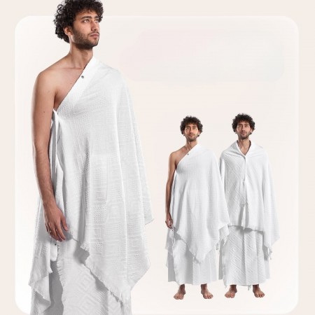 ملابس / مناشف / منشفة احرام لاداء العمرة او الحج