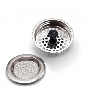 مصفاة مجلى امريكي ستانلس قطعتين كرت