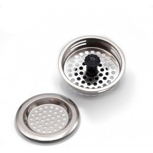 مصفاة مجلى امريكي ستانلس قطعتين كرت