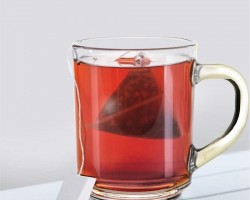 طقم كاسات ماغ شاي برميل 6 قطع زجاج سادة 160 مل ملس  doyalex ASTRA BLUE