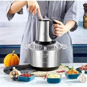 فرامة ملوخية وخضار ستانلس 3 لتر  3 سرعات 300 وات GM-80