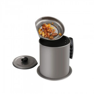 ابريق زيت معدن مع فلتر مصفاة 1.7 لتر