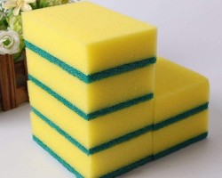 ليفة جلي اسفنج مع سلك اخضر 5 قطعLSJ Polistar