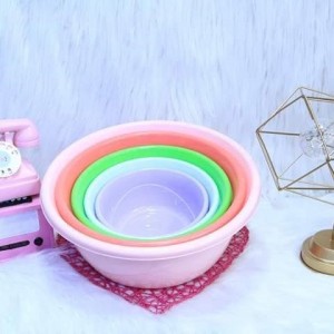 طقم جاطات 5 قطع ملون ثقيل بدون غطا