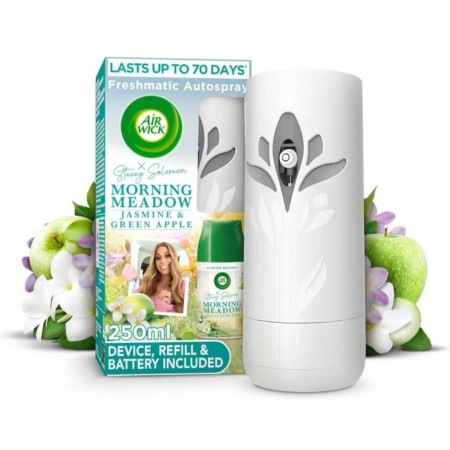 ماكينة معطر جو بطارية ايرويك + مع بخاخ هدية 70 يوم AIR WICK