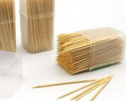 نكاشات اسنان - عيدان طعام - عيدان تنظيف اسنان علبة قطعة