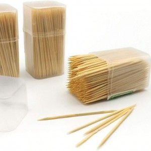 نكاشات اسنان - عيدان طعام - عيدان تنظيف اسنان علبة قطعة