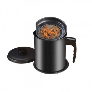 ابريق زيت معدن مع فلتر مصفاة 1.4 لتر