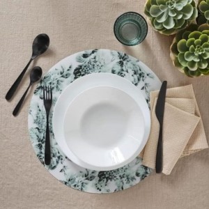 صحن بورسلان ابيض 6 انش مجور 15.5 سم صحن بورسلان ابيض 6 انش مجور 15.5 سم