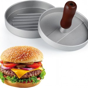 مكبس برغر قطعتين معدن