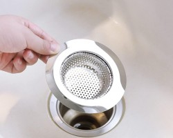 كرت مصفاة مجلى امريكي ستانلس قطعتين 7 + 9 سم