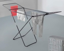منشر غسيل معدن ستانلس طبقة واحدة 60 × 120 سم