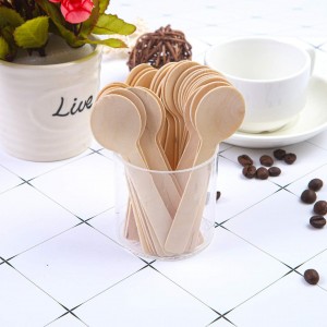 معالق خشبية دزينة 12 قطعة - pure wooden spoon