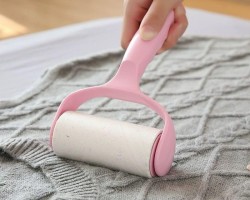 اداة رول لاصق ازالة الوبرمع يد بلاستيك 5 قطع