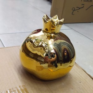 قوار مذهب سيراميك شكل رمان حجم كبير