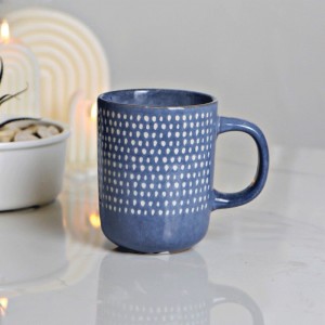 ماج بورسلان كحلي منقط ابيض AC557/24