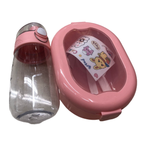 طقم مطرة - زمزميه مع لانش بوكس