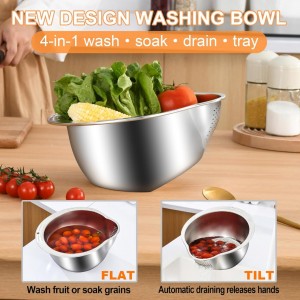 جاط مصفاة ارز ستانلس