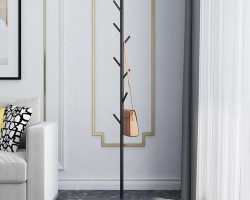 شماعة ملابس معدن بقاعدة مدور شايش ثقيل 