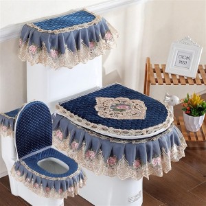 طقم غطاء مرحاض فائق النعومة والراحة في 3 قطع