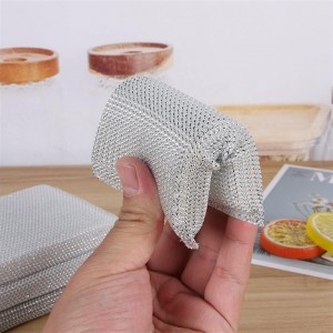 طقم ليفة جلي 4 قطع خريص سلفر ZIMGIHUN