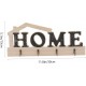علاقة مفاتيح خشب HOME 3 عيون