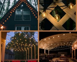 زينة رمضان - حبل 3 متر من 103 لمبة ليد اصفر مع بطارية