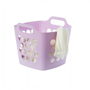 سلة غسيل سيلكون ملون مربع حجم صغير