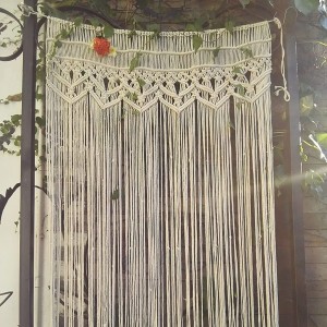 ستائر - برادي قاطع / باب / مكرميه صنارة هندي 100×200 ستائر - برادي قاطع / باب / مكرميه صنارة هندي 100×200