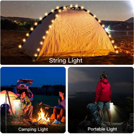 حبل ليد قابل للسحب - إضاءة LED متعددة الاستخدامات - حبل ليد رول للتخييم شحن 10م CAMPING LIGHT حبل ليد قابل للسحب - إضاءة LED متعددة الاستخدامات - حبل ليد رول للتخييم شحن 10م CAMPING LIGHT