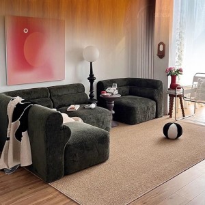  150 × 200 سم موكا سجاد قطن بابلز شانيل حبيبات بابيلز