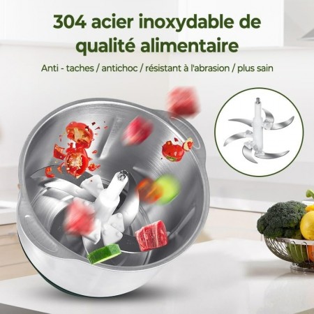 فرامة خضار معدن مع عيارات وعدة سرعات FD-322 5 لتر 1200 واط فرامة خضار معدن مع عيارات وعدة سرعات FD-322 5 لتر 1200 واط