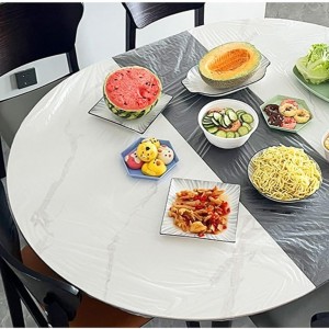 كيس غطى طاولة سفرة وسط استخدام مرة واحدة 10 قطع