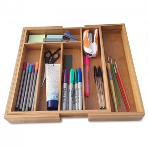 منظم جوارير خشب بامبو 35×25 سم NOON