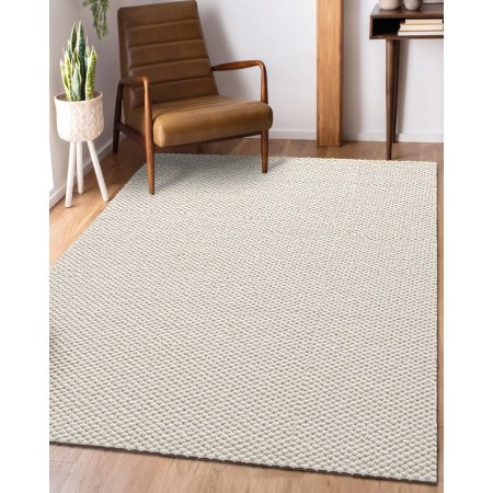  150 × 200 سم اوفوايت سجاد قطن بابلز شانيل حبيبات بابيلز